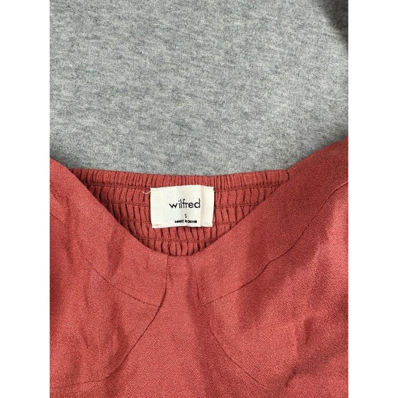 Aritzia Red Puff Sleeve Top - Picture 3 of 6